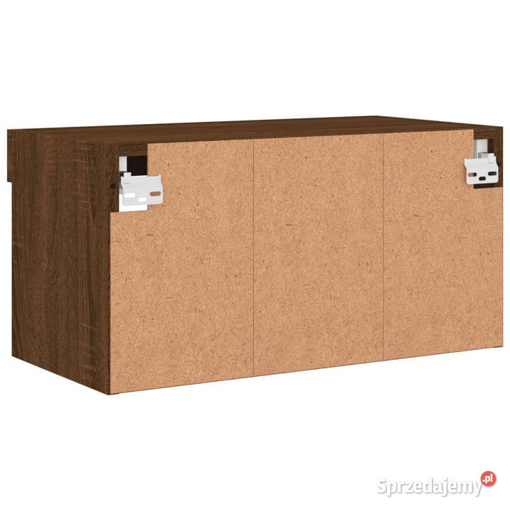 Szafka pod TV z LED kolor brązowy dąb 60x30x30 Szafki Warszawa sprzedam
