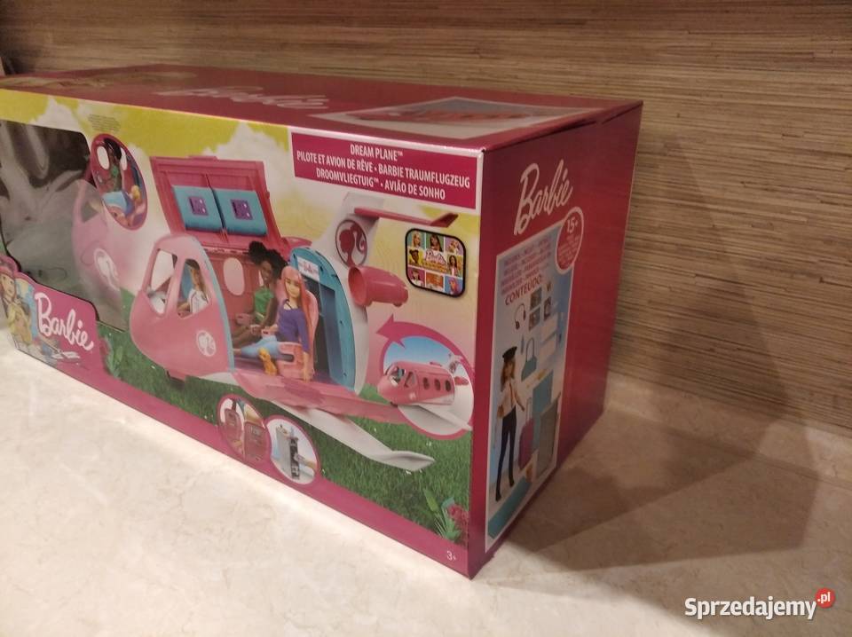 NAJTANIEJ Wymarzony Samolot Barbie Lalka Pilot Zabrze sprzedam