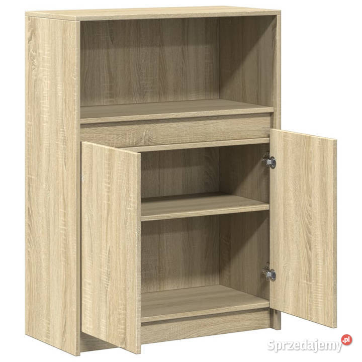 Szafka z LED dąb sonoma 72x34x100 materiał mazowieckie Warszawa