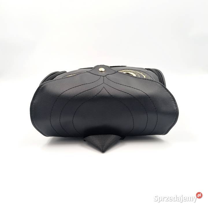 Plecak damski skórzany czarny sowa Dla kobiet Zawiercie