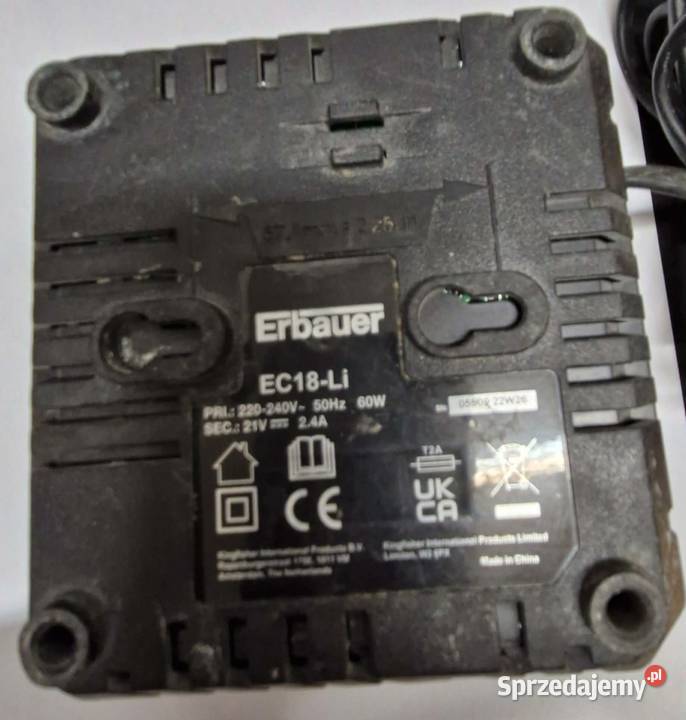 Szlifierka kątowa akumulatorowa Erbauer EXT 18V Szlifierki kątowe Łódź