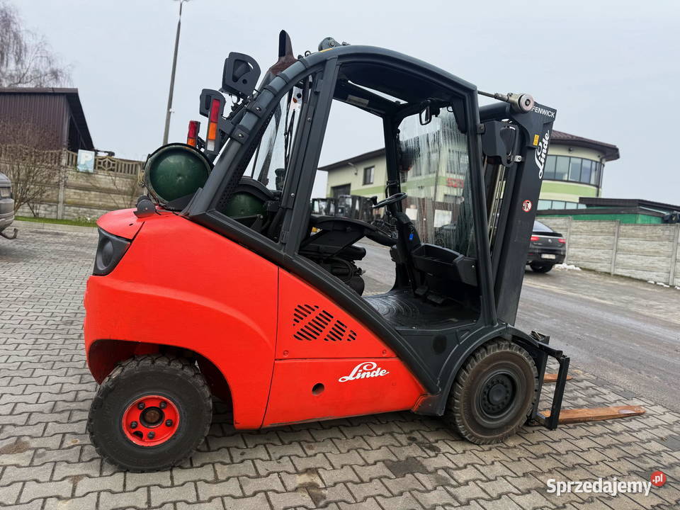 wózek widłowy LINDE H35T LPG TRIPLEX 460m Działoszyn sprzedam