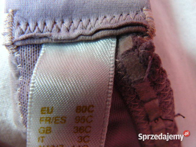 Biustonosz popielaty 80C bez ramiaczek