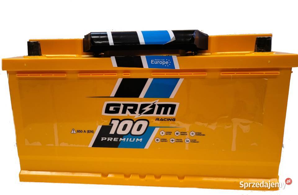 Akumulator Grom Racing 100Ah 850A EN PRAWY PLUS Białystok