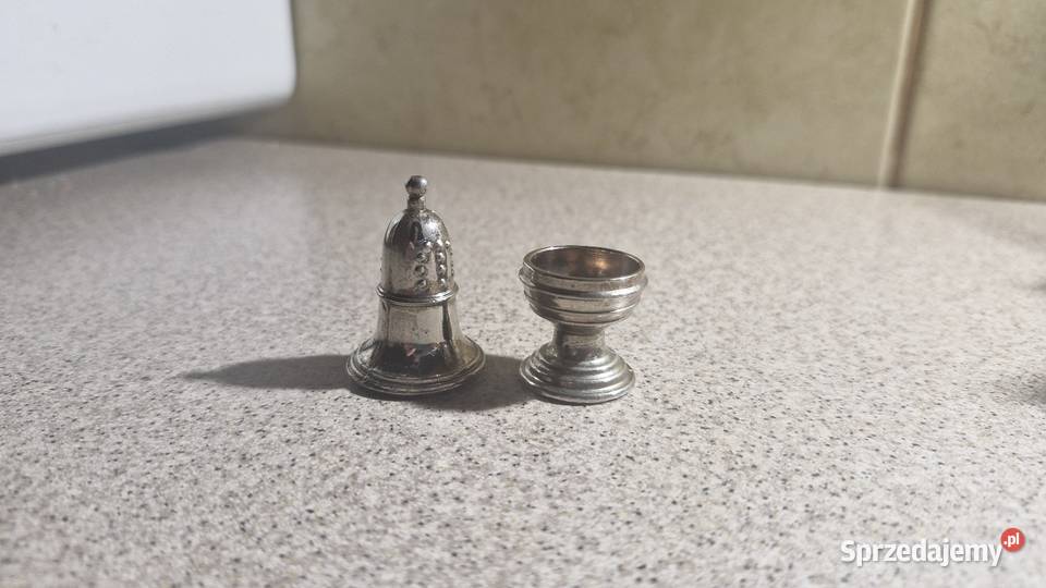 Komplet miniaturowych figurek srebrnych zestaw 4 Polanów sprzedam