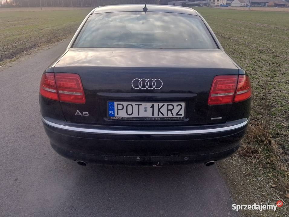 Audi A8 D3 30 TDI quattro Delikatnie uszkodzone podgrzewane fotele Grabów nad Prosną sprzedam