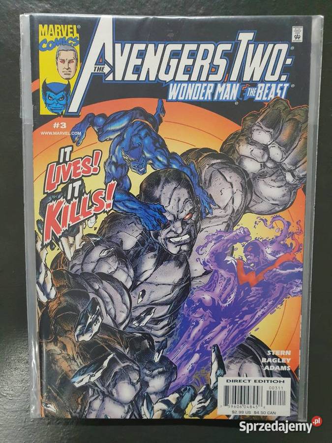 The Avengers Two Wonder Man The Beast 3 komiksy Gdynia