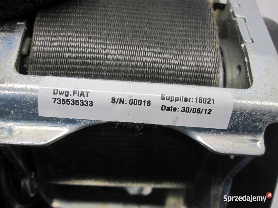 FIAT PUNTO EVO LIFT 13r pas bezpieczeństwa prawy Kielce