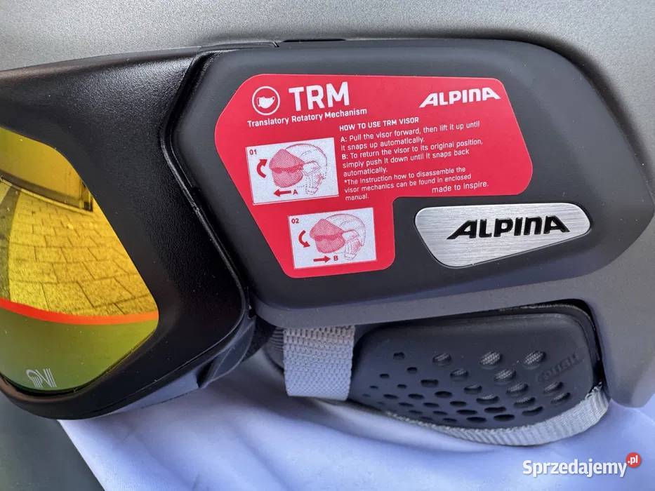Alpina Kask Zimowy ALTO QV GUNMETAL MATT 5559 Snowboard sprzedam