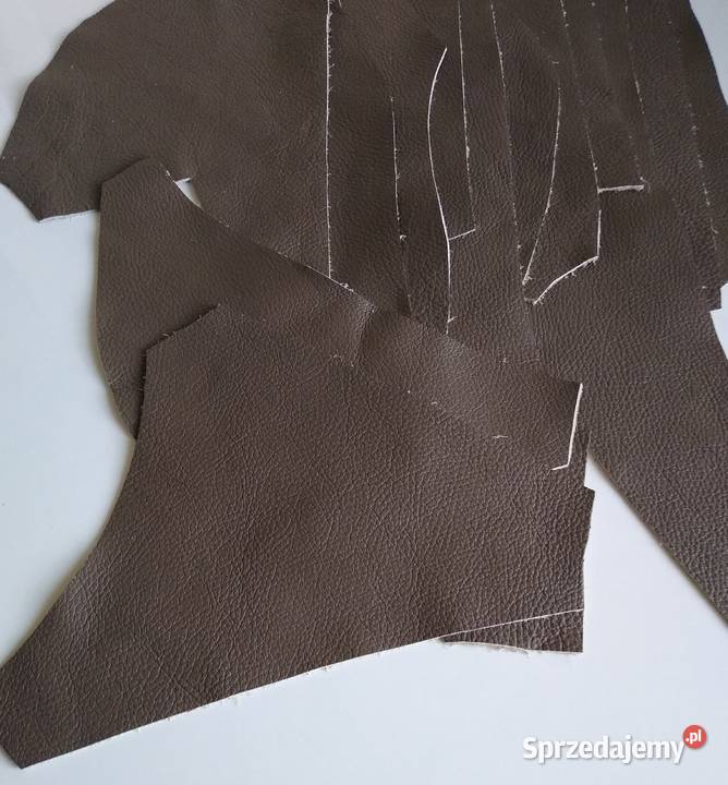 Skóra Licowa Włoska średnie i małe kawałki