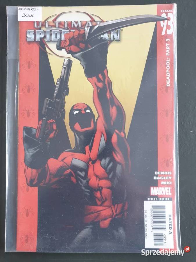 Ultimate SpiderMen Deadpool oryginalny komiks pomorskie sprzedam