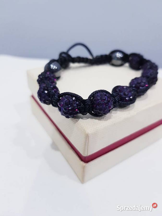 Damska bransoletka z kryształkami shamballa 2 Bransoletki sprzedam