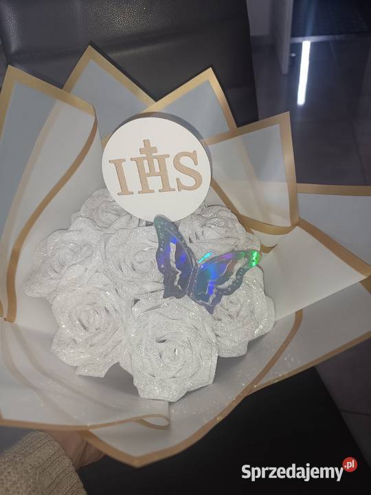 Bukiet wieczny kominia biały Mielec