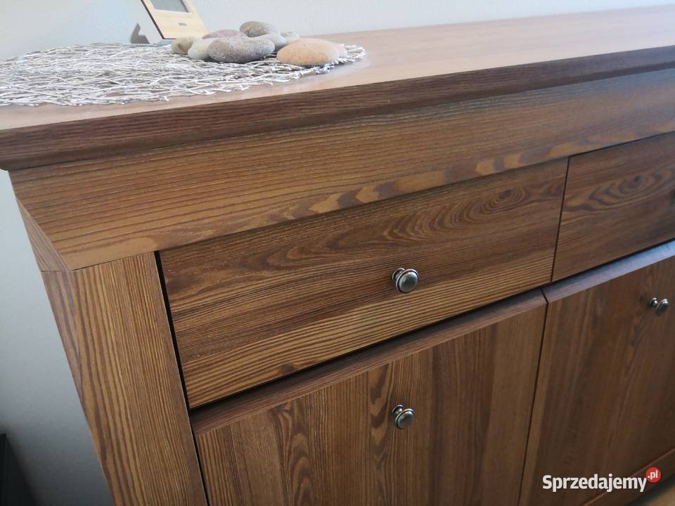 Komoda Bergen 156 modrzew sibiu złoty Black Red Komody Bolesławiec