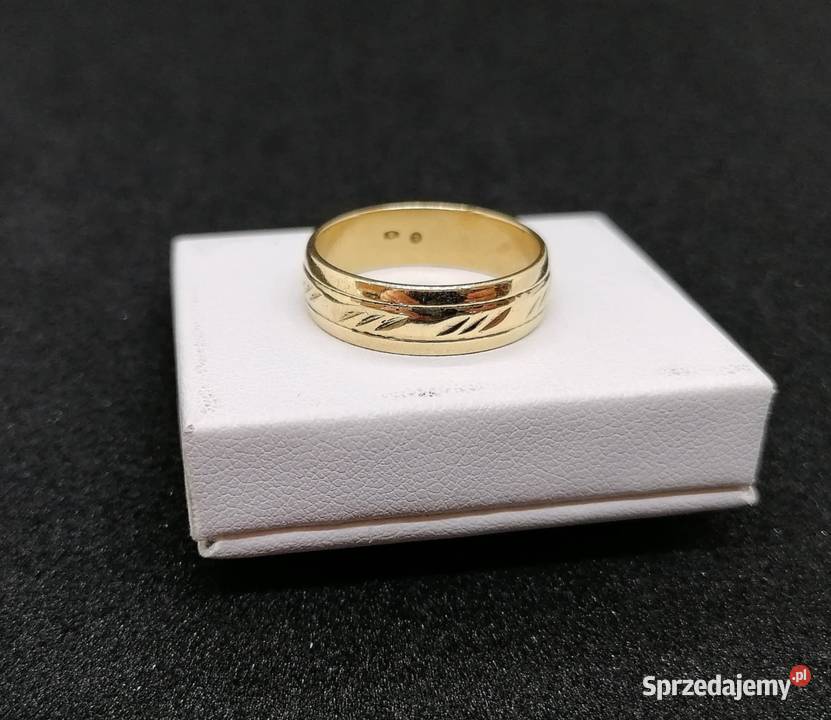 Złota obrączka próby 585 594g Rozmiar 22 Elbląg