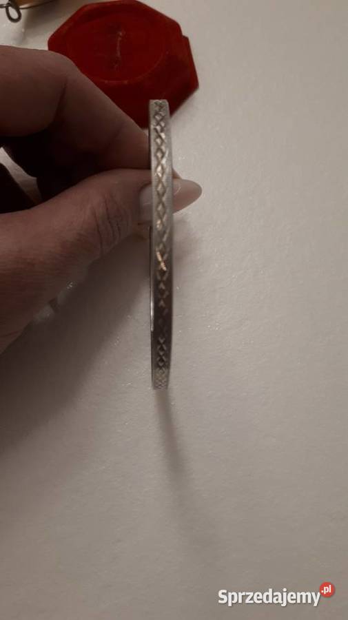 Bransoleta srebrna kółko Bransolety mazowieckie Radom sprzedam