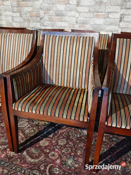 Piękny zestaw foteli gabinetowych 8 sztuk Fotele sprzedam