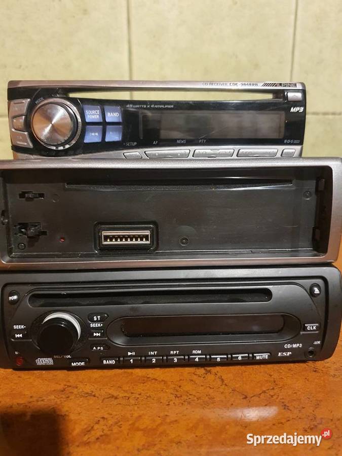 Radia samochodowe Alpine i ESP niesprawdzone Łódź sprzedam