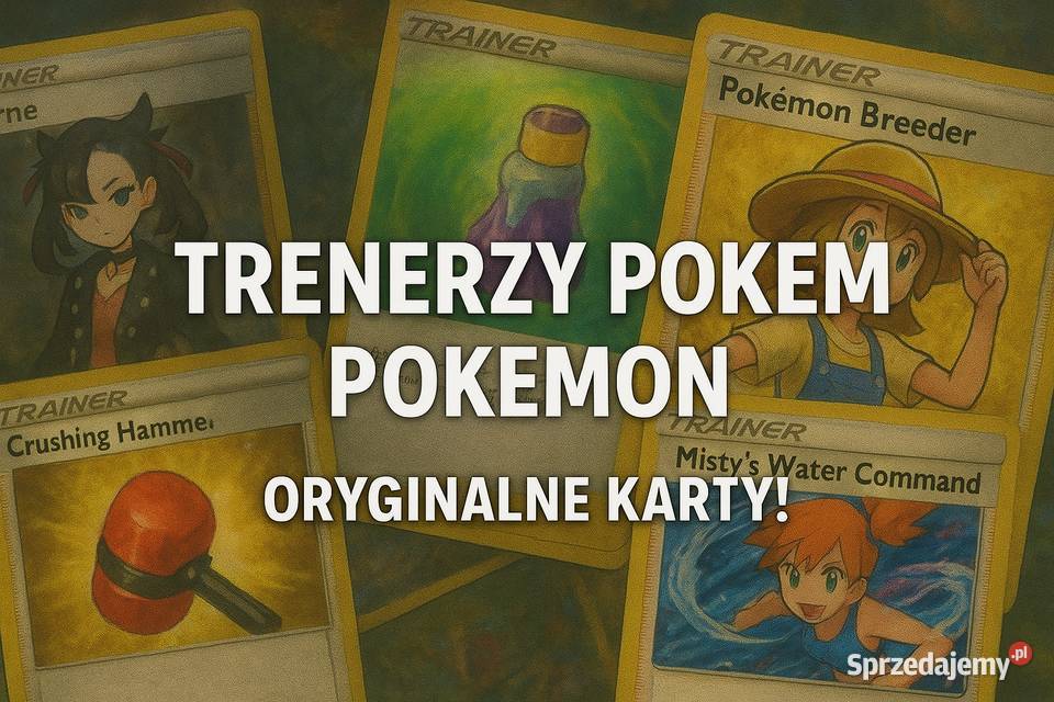 100x Kart Trenerów Pokmon różne edycje Kraków