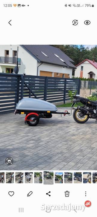 Przyczepka do motocykla kujawsko-pomorskie Koronowo sprzedam