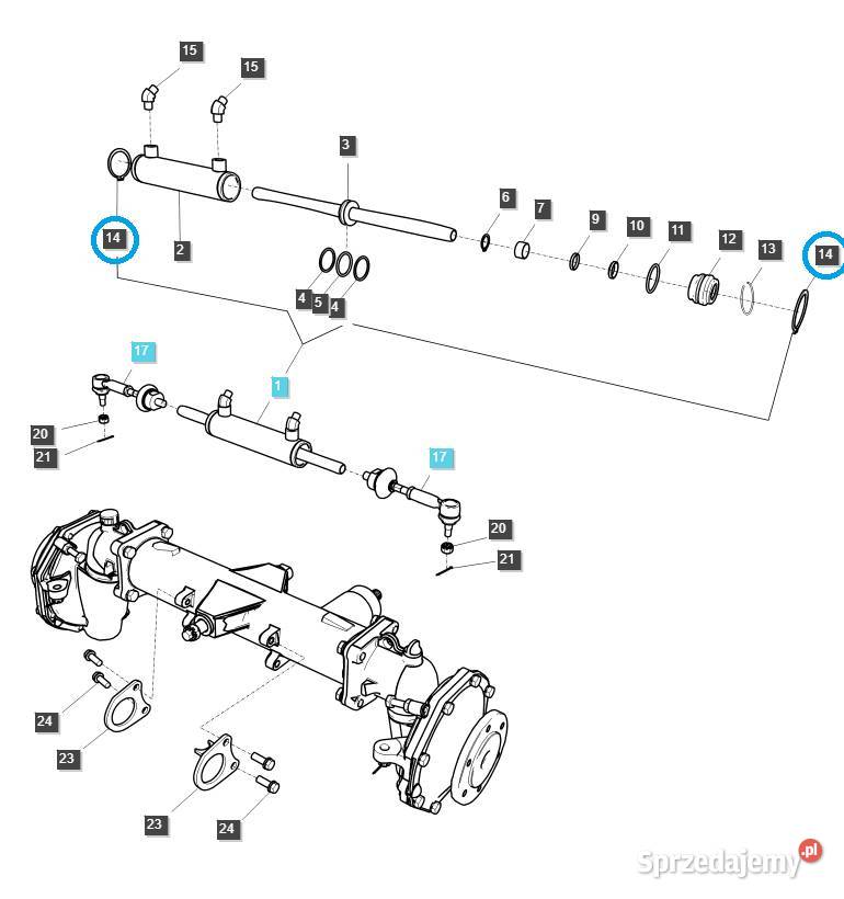 Pierścień segera S810050001 LS Tractor 40029280 Tajęcina sprzedam