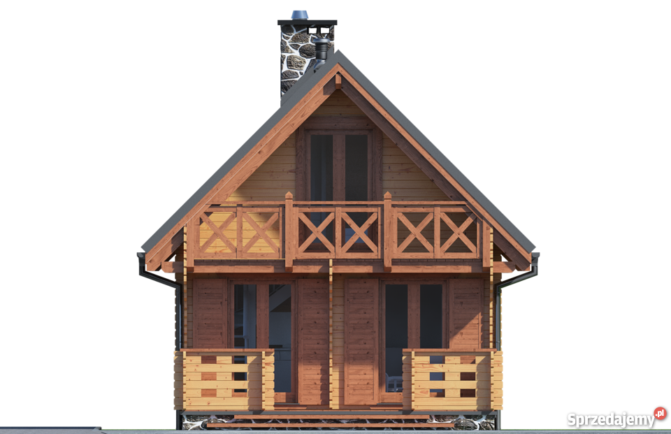 DREWNIANY DOMEK LETNISKOWY ALICJA 62 18 M2 Architektura ogrodowa Mrągowo