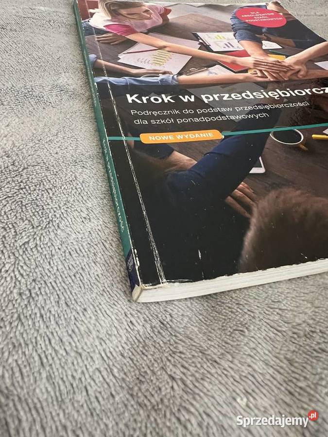 Krok w przedsiębiorczość podręcznik Nowa Era ISBN 9788326738975 Podręczniki