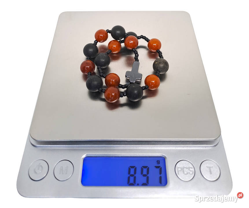 Bransoletka różaniec dziesiątka różańca BURSZTYN Warszawa