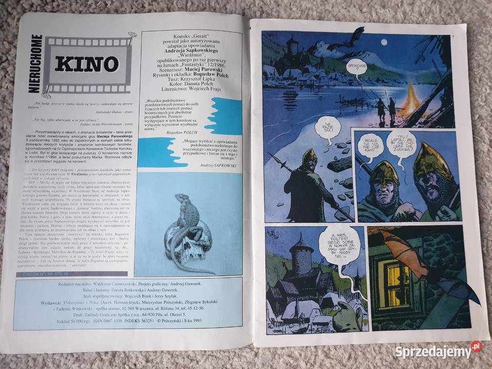 Wiedźmin Geralt wydanie 1 Komiks Fantastyka