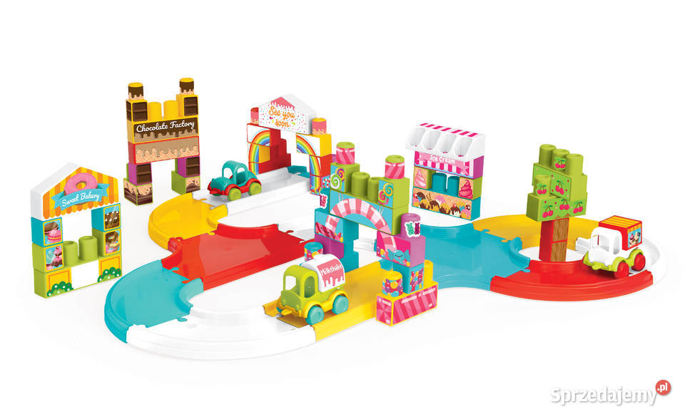 Wader trasa z klockami i zestawem autek Kid Cars Bielsk Podlaski