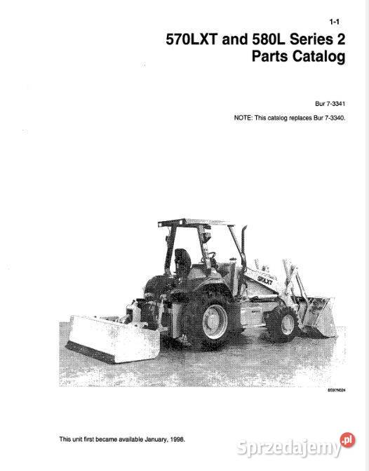 Case 570LXT 580L katalog części zamiennych Kielce