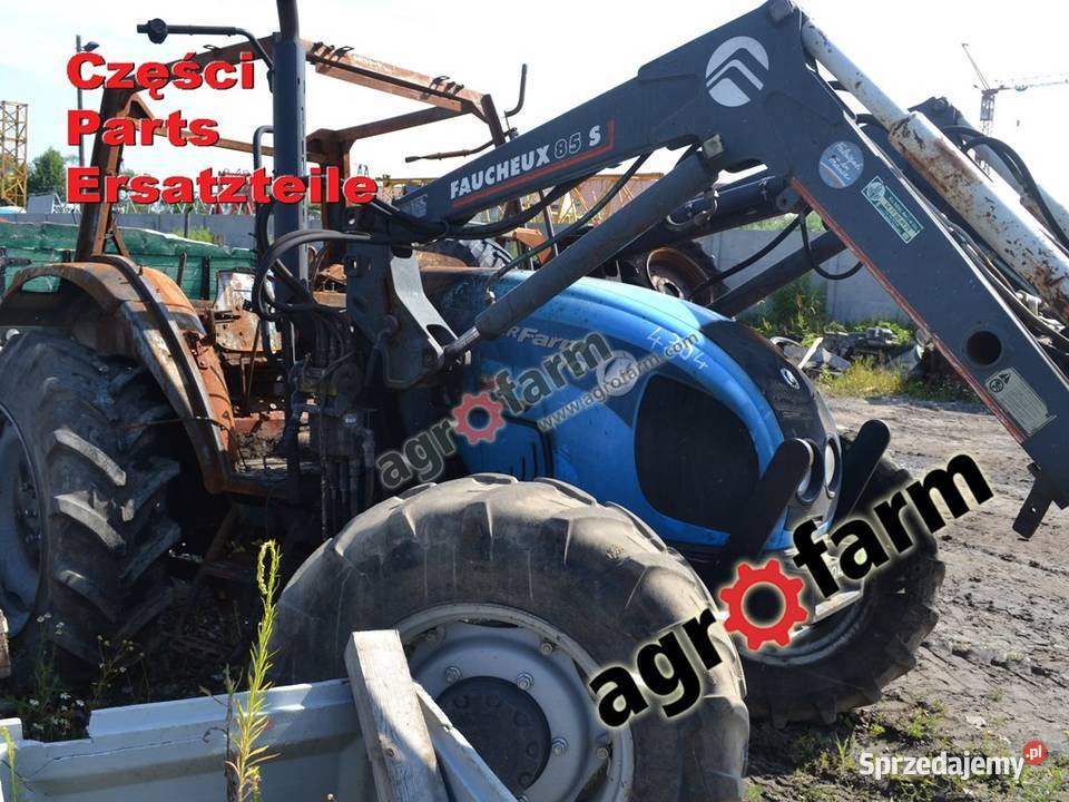 Landini Powerfarm 110 części skrzynia biegów oś Byków