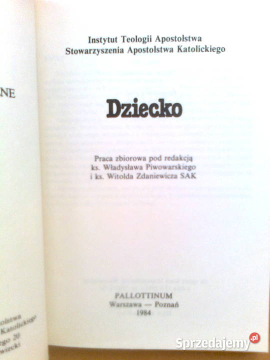Dziecko red Ks Piwowarski ks Zdaniewicz miękka mazowieckie Warszawa