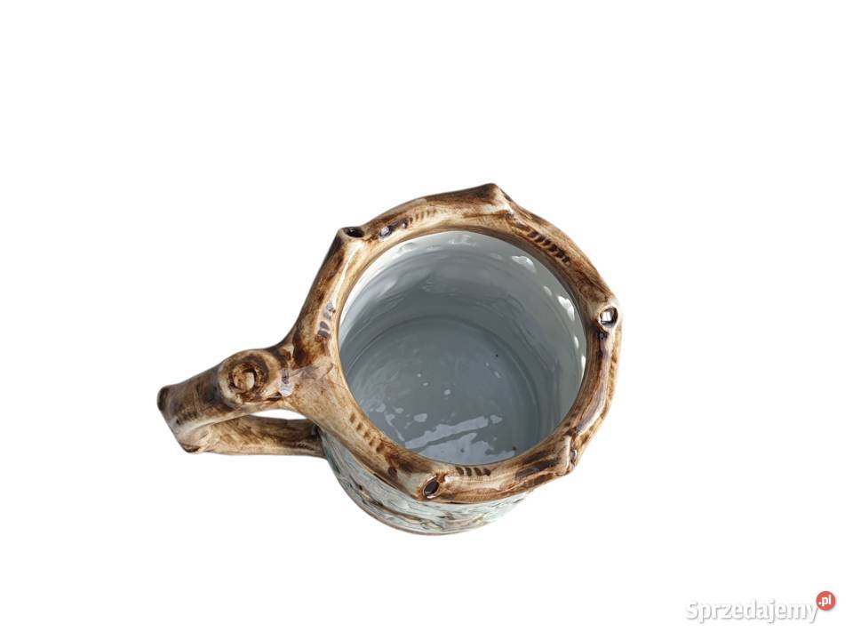 Stary porcelanowy kufel myśliwski Royal Dux Cieszyn