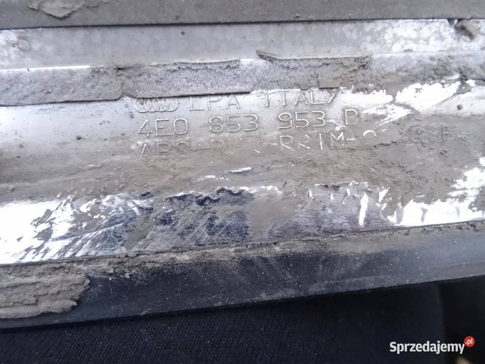 4E0853953B AUDI A8 D3 LISTWA DRZWI LEWY PRZOD osobowe Przemęt