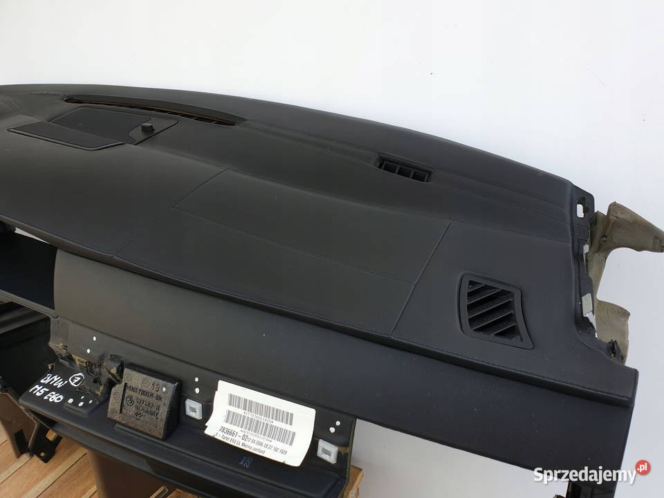 BMW E60 E61 M5 DESKA ROZDZIELCZA KONSOLA SKÓRA