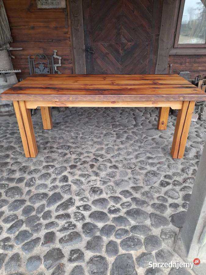 Tradycyjny stół stare drewno Kamieńczyk