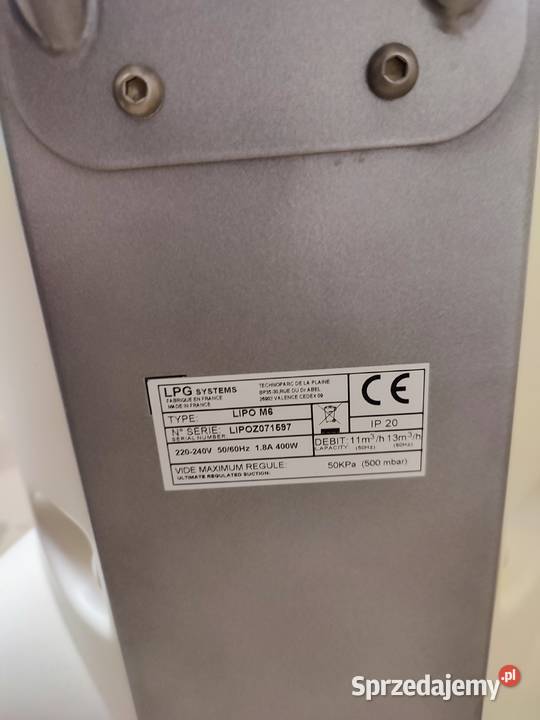 LPG Lipo M6 do zabiegu Endermologii Kosmetyka i fryzjerstwo Warszawa