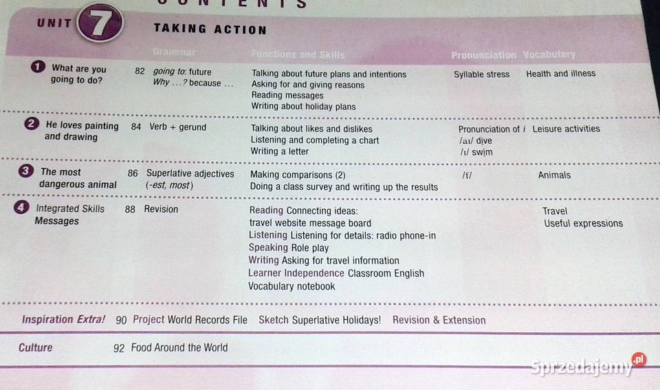 Inspiration 1 Starter Students Book Judy Chełm sprzedam