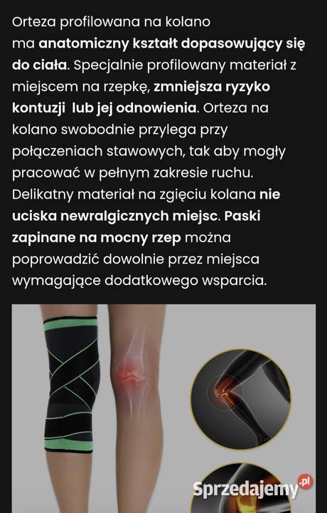 Opaska orteza stabilizator kolana Hurt Ozorków