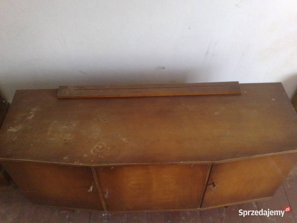 Komoda z okresu PRL stan 185x62x95 Zawiercie