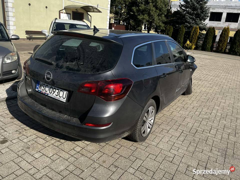 OPEL ASTRA J 20 CDTI USZKODZONA mazowieckie Paprotnia