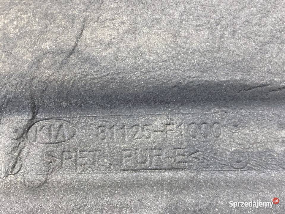 WYGŁUSZENIE MASKI KIA SPORTAGE IV SUV 81125F1000 osobowe