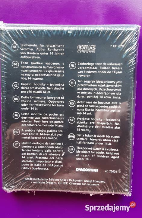Nowy mechaniczny zegarek kieszonkowy