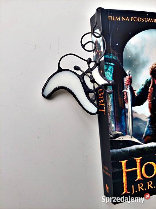 zakładka do książki kotka Bianca witraż Antyki, Sztuka, Kolekcje Piekary Śląskie