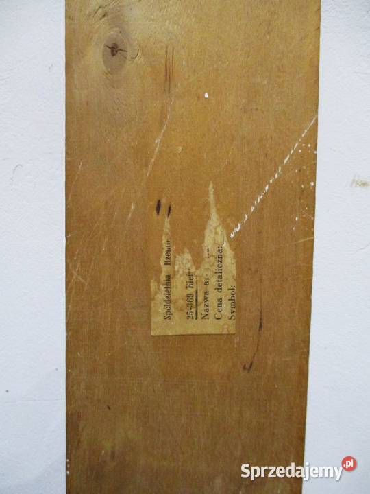 Stara Drewniana Miarka Wzrostu Dzieci z PRL Nieporęt