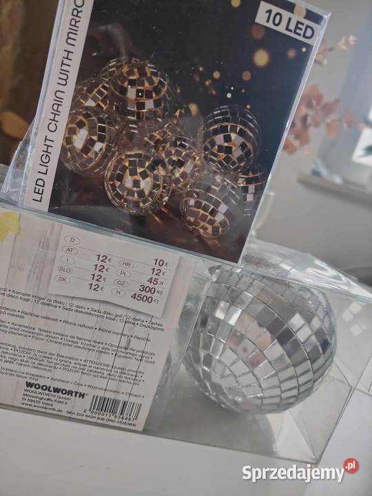 Kule srebrne choinkowe led Nakło nad Notecią sprzedam