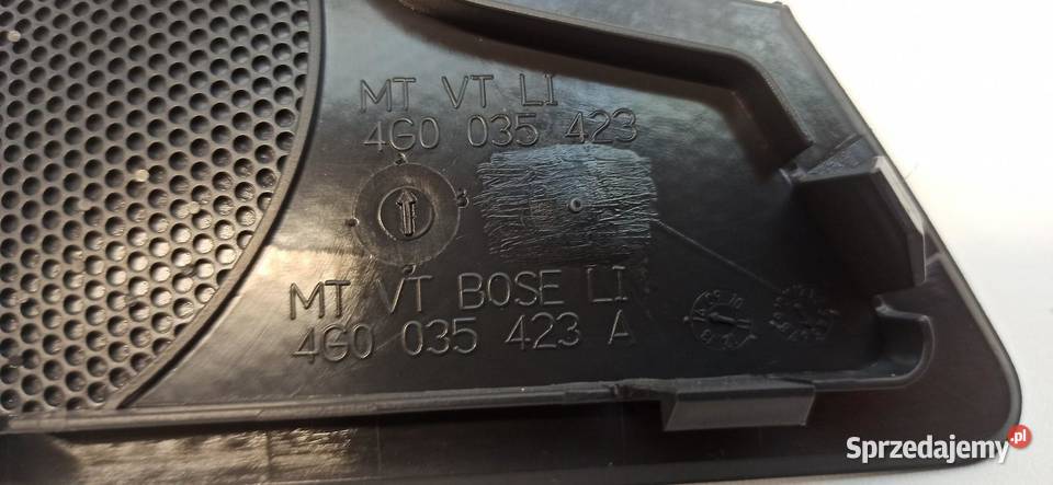 AUDI A6 C7 MASKOWNICA OSŁONA GŁOŚNIKA LEWY PRZÓD Motoryzacja