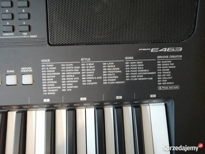 Keyboard Yamaha PSR E463 Jasło sprzedam