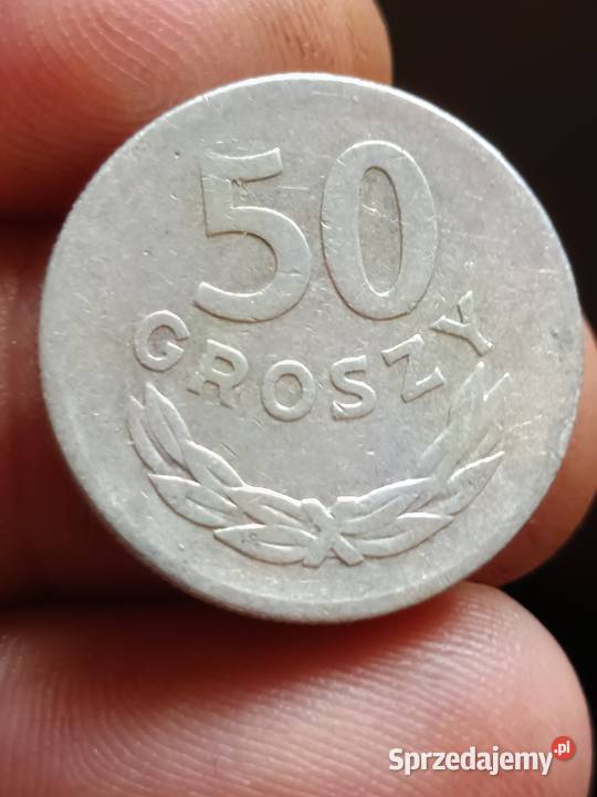 sprzedam monete 50 groszy 1957 skretka lekka Chełm